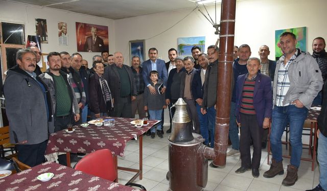 Osman Öztürk, Ortaköy ve Yemişler’de üreticiyle buluştu