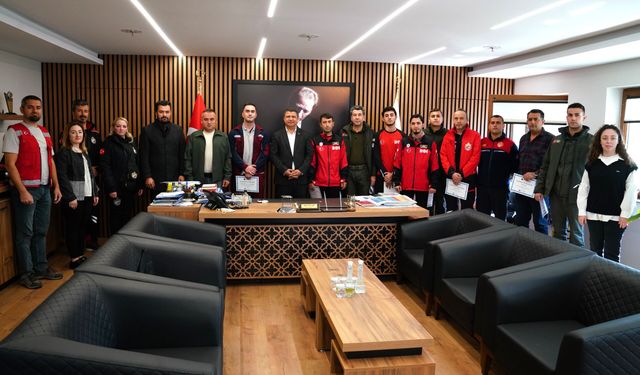 Başkan Okuroğlu, fedakar ekiplere teşekkür