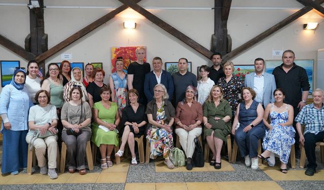Sanat Atölyesi öğrencilerinin sergisi açıldı