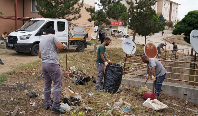 TOKİ Mahallesi’nde kapsamlı temizlik ve çevre düzenlemesi