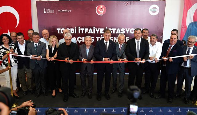 TOSBİ İtfaiye İstasyonu, törenle hizmete açıldı