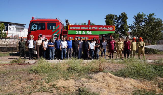 TİREKUT gönüllülerine orman ve kırsal alan yangınlarına karşı uygulamalı eğitim