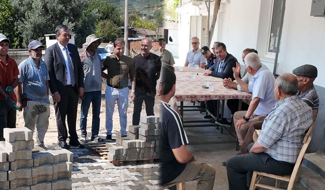 Kaymakam Yakuta, kırsal mahallelerdeki yatırımları inceledi