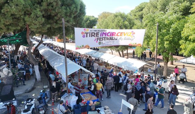 Tire İncir Ve Ceviz Festivali coşkuyla tamamlandı