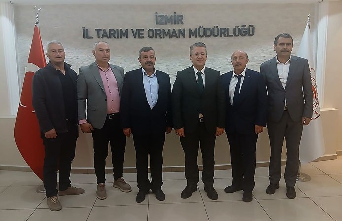 İzmir Haykoop’tan İl Tarım Müdürü Akdoğan’a ziyaret
