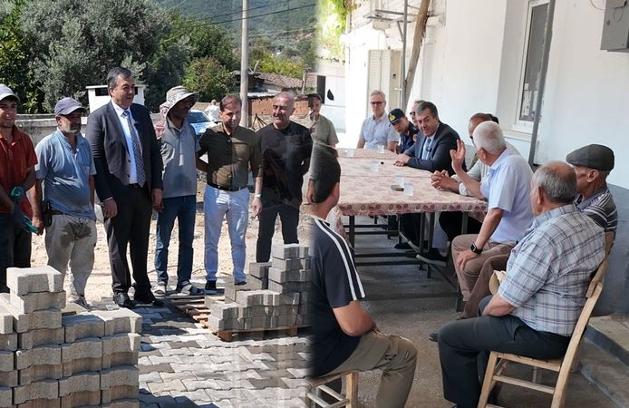 Kaymakam Yakuta, kırsal mahallelerdeki yatırımları inceledi