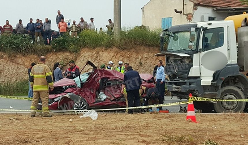 Pınarlı'da feci kaza: 2 ölü 2 ağır yaralı