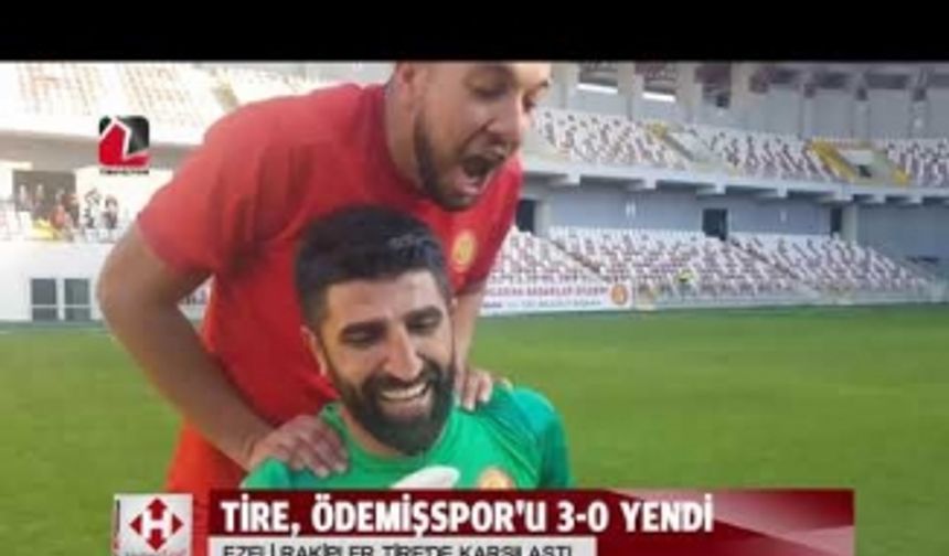 Tire Belediyespor, Ödemiş'i 3-0 yendi