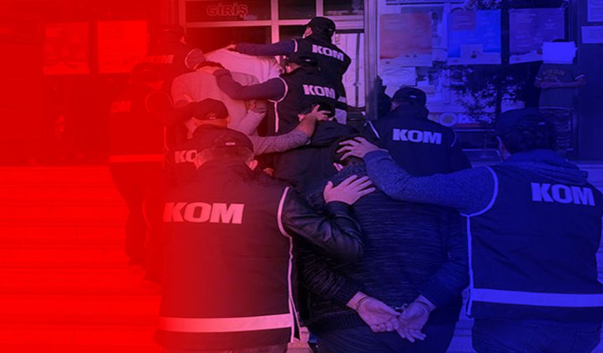 1 ayda 4 organize suç örgütü çökertildi