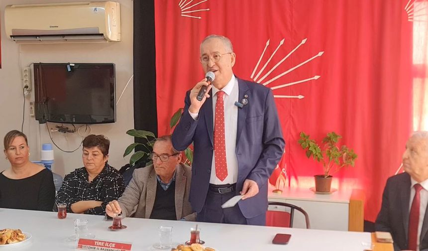 Atila Sertel Tire’yi ziyaret etti