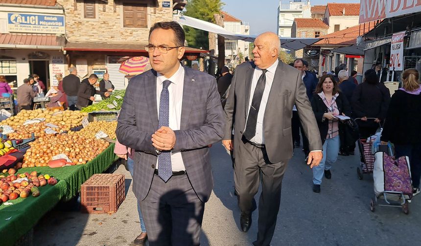 Olgun Atila, Tire’yi ziyaret etti