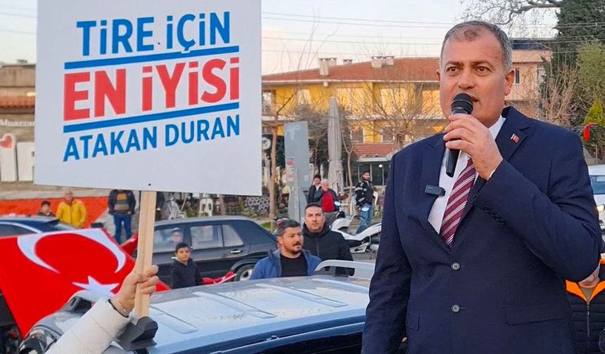 Atakan Duran’a, ilçe girişinde coşkulu karşılama
