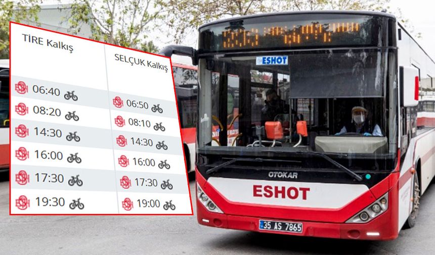 Tire’den Selçuk’a Eshot seferleri başladı