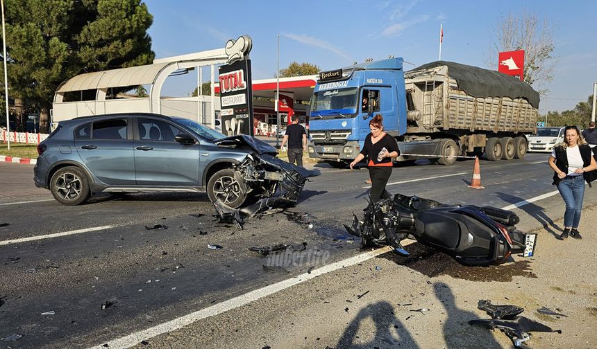 Tire’de trafik kazası: 1 yaralı