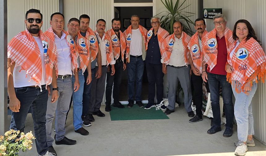Tire Muhtarlar Derneği’nden kooperatif ziyareti