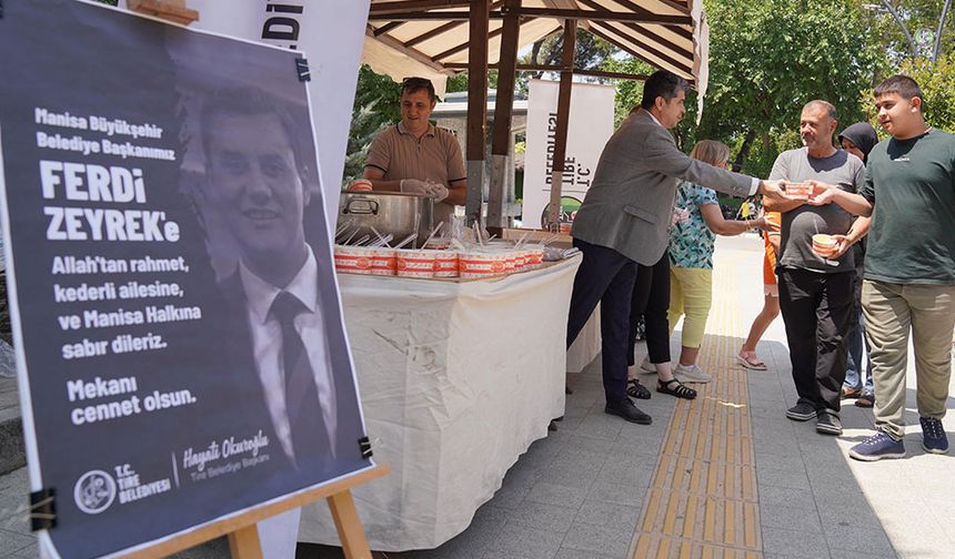 Tire Belediyesi’nden Ferdi Zeyrek anısına helva hayrı
