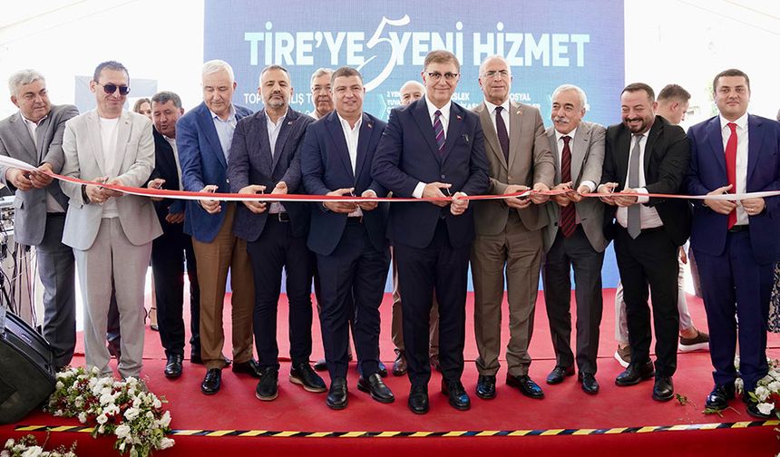 Tire’de toplu açılış töreni