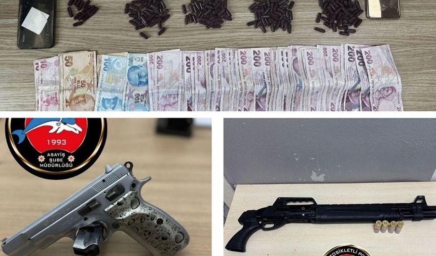 1 haftada 131 kişi yakalandı, 63 tutuklama