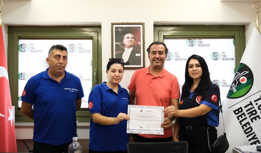 Tire Belediyesi’nde Afet Bilinci Eğitimi verildi
