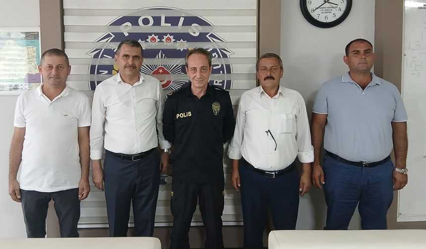 Osman Öztürk ve Yönetimi Emniyet Müdürü'nü ziyaret etti