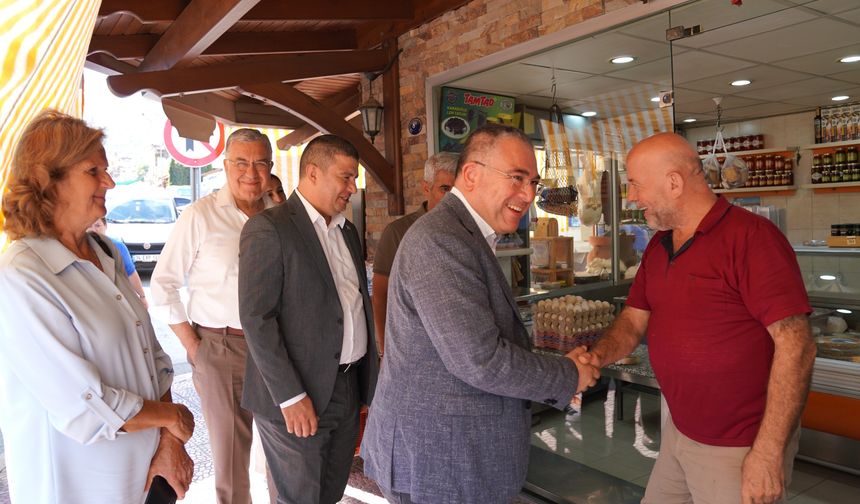 CHP Milletvekili Karakoz ve İl Başkan Yardımcısı Basmacı Tire’yi ziyaret etti