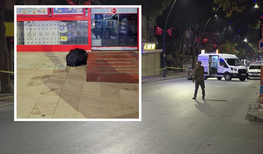 Şüpheli çanta fünye ile patlatıldı