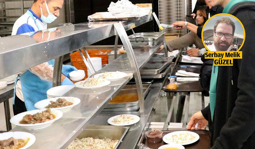 Milletvekiline değil, öğrenciye yemek