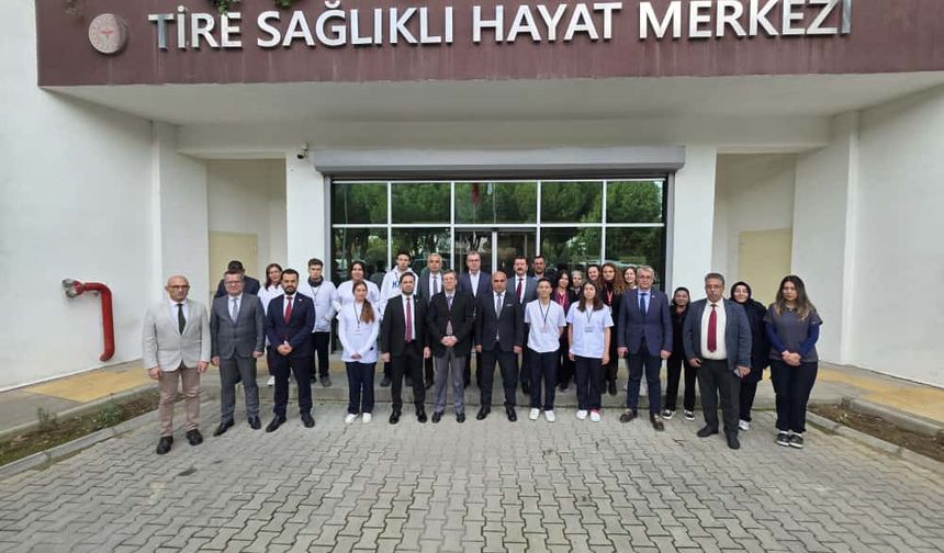 İl Sağlık Müdürü Ayhan Kul, Tire’deydi