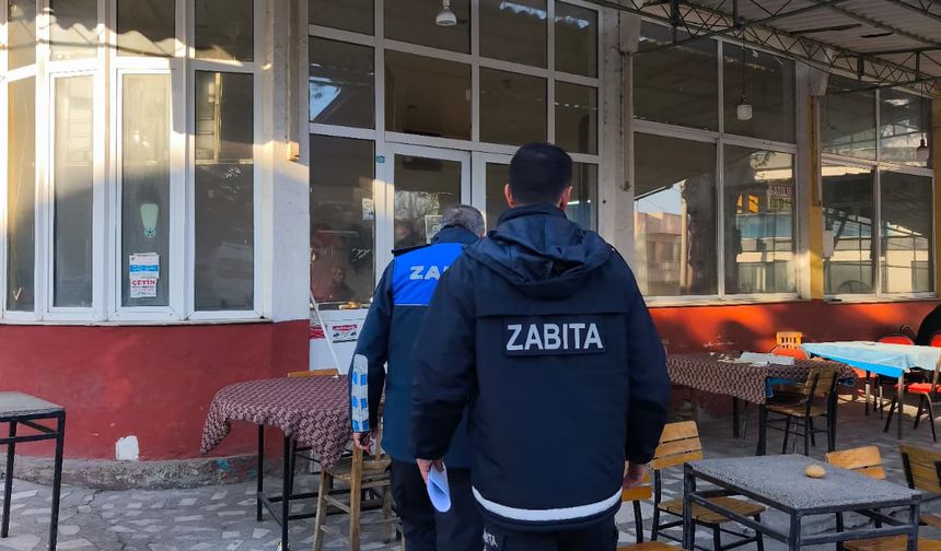 Zabıta’dan, kahvehanelere kapsamlı denetim