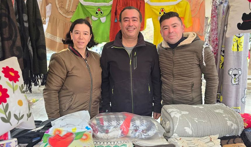 Tire'de yeniyıl pazarı açıldı