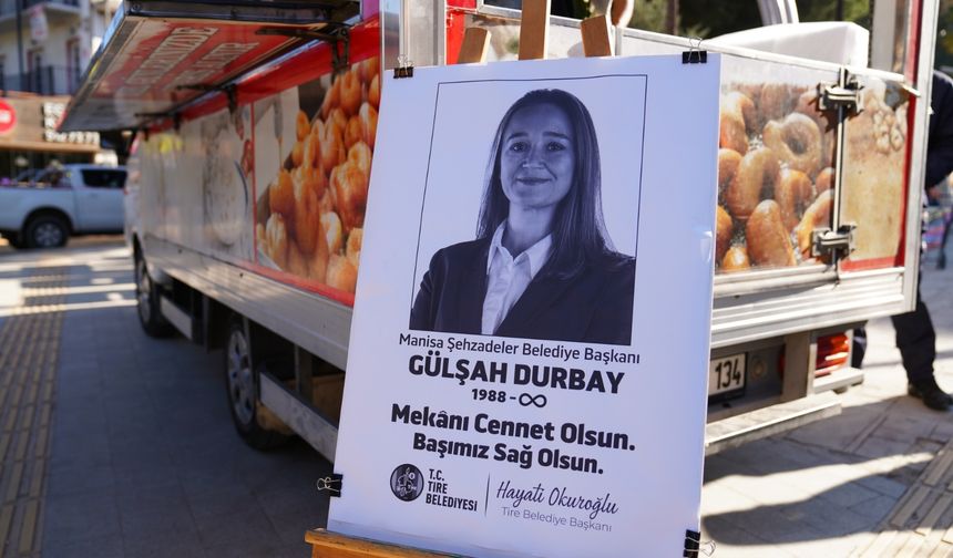 Tire Belediyesi, Gülşah Durbay için lokma hayrı düzenledi