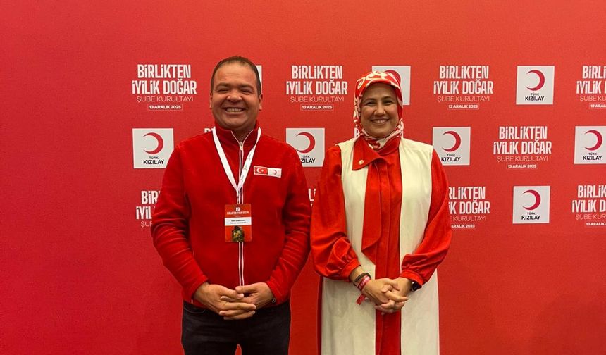 Kızılay Tire Şubesi, İstanbul’da kurultaya katıldı