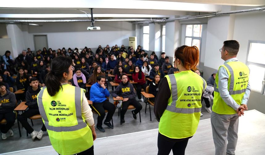 Tire Belediyesi’nden öğrencilere çevre bilinci eğitimi