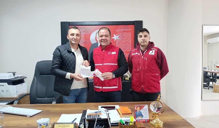 Tire Kutsan Anadolu Lisesi’nden örnek dayanışma