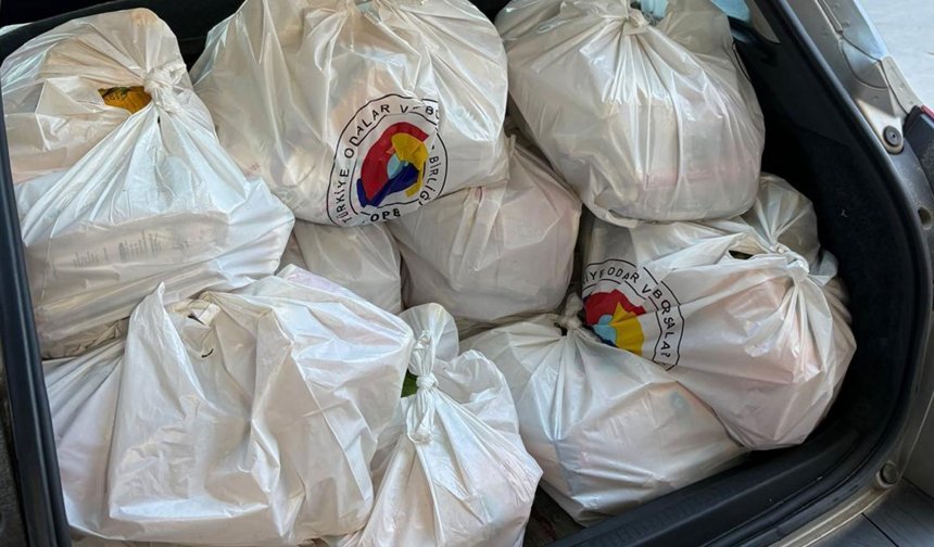 Ticaret Odası’ndan 670 haneye gıda yardımı