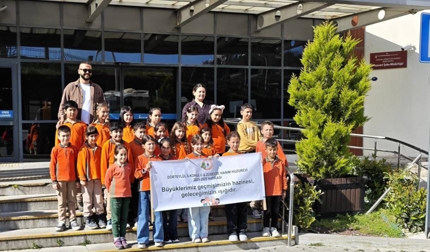 Minik yüreklerden huzurevine anlamlı ziyaret