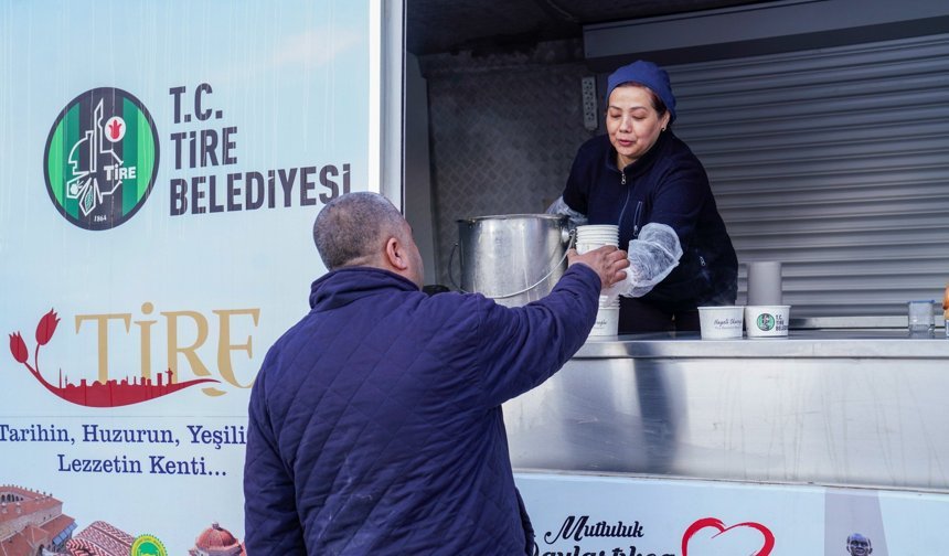 Tire’de içleri ısıtan dayanışma: her sabah sıcak çorba ikramı