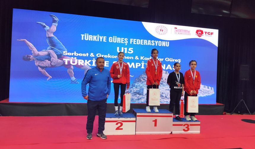 Tire’nin genç sultanları Türkiye ikincisi oldu
