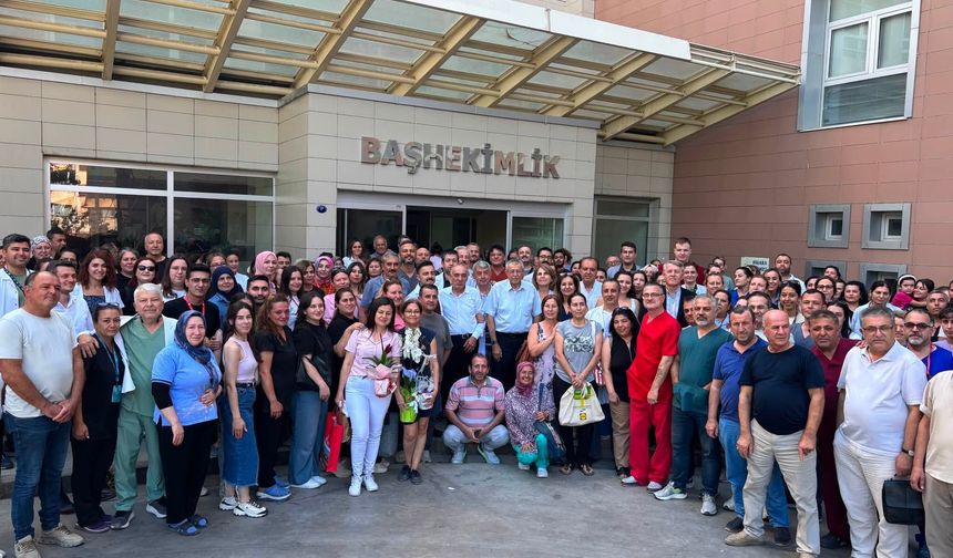 Tire Devlet Hastanesi Başhekimi Fatih Hayali Alkışlarla Uğurlandı