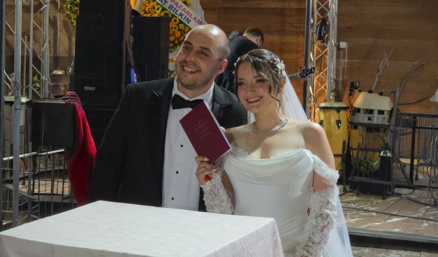 Gözeger ve Cengiz ailelerinin mutlu günü