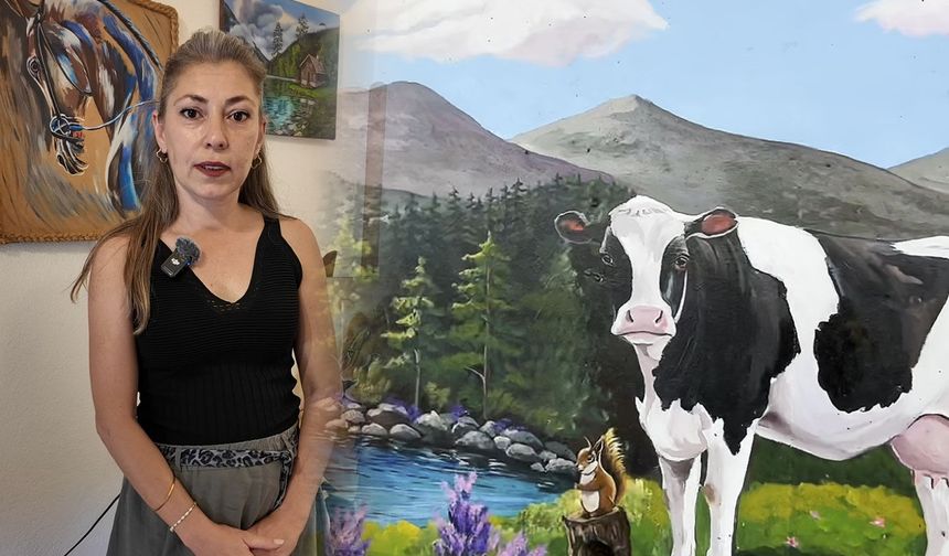Devasa duvar resmi, Tire’de hayat buldu