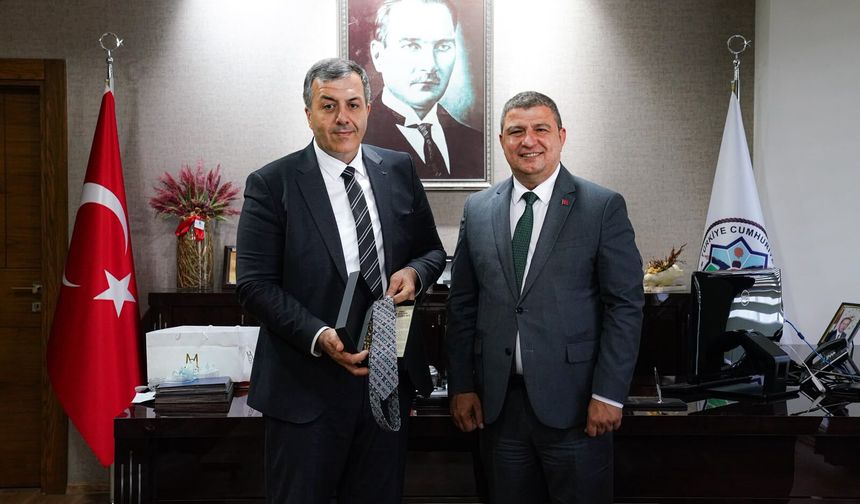Başkan Okuroğlu, Kaymakam Yakuta’yı ziyaret etti