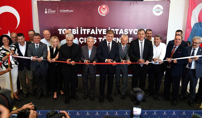 TOSBİ İtfaiye İstasyonu, törenle hizmete açıldı