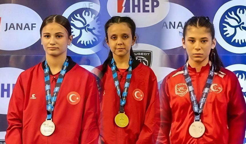 Tireli sporcular, milli takım formasıyla madalyaları topladılar