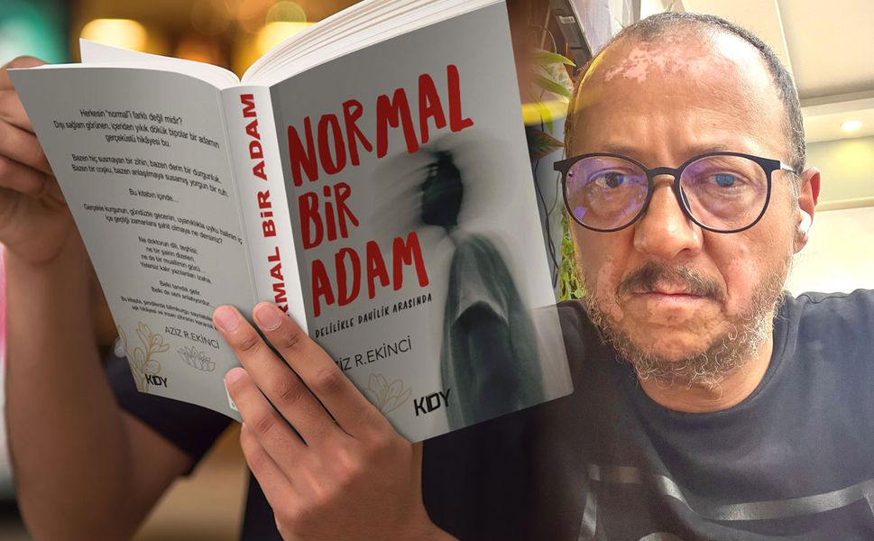 Aziz R. Ekinci, ilk kitabını çıkardı: Normal Bir Adam