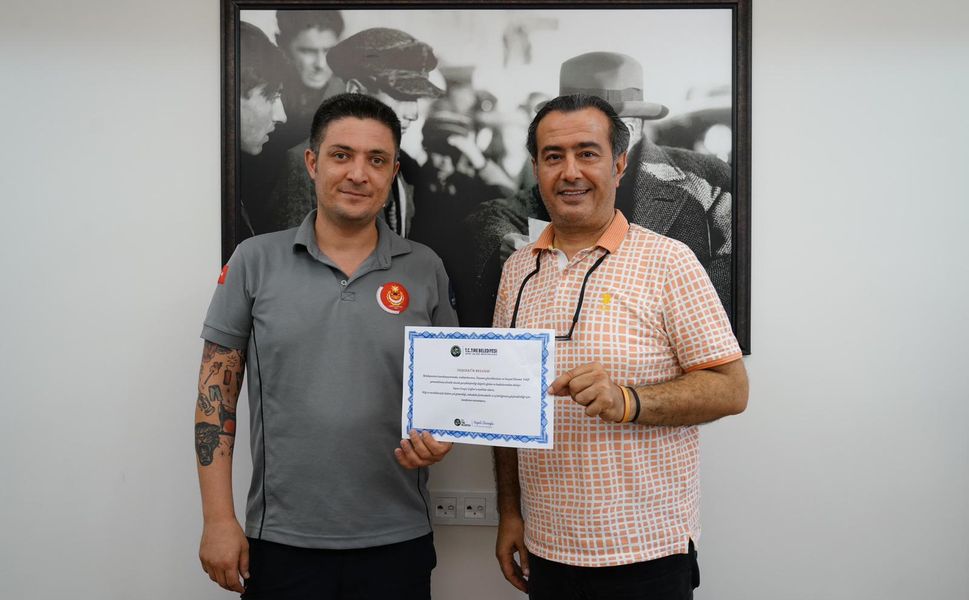 Tire Belediyesi’nde Teorik ve Uygulamalı Yangın Eğitimi verildi