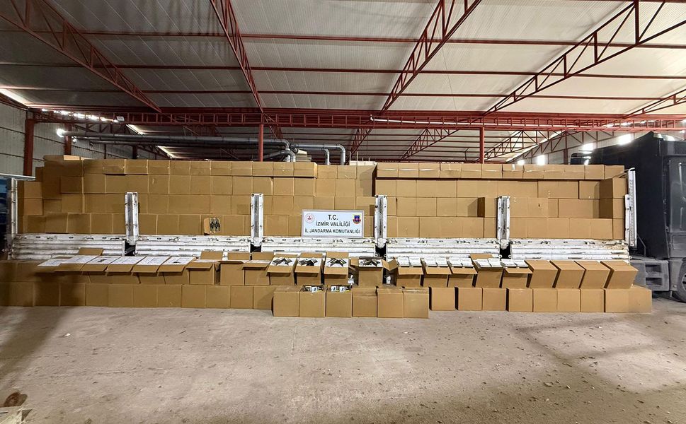 Jandarma’dan milyonluk makaron operasyonu