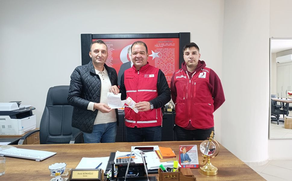 Tire Kutsan Anadolu Lisesi’nden örnek dayanışma