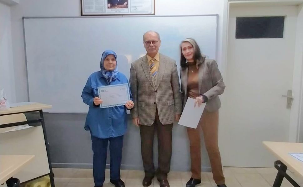 Diksiyon eğitimini tamamlayan kursiyerler, sertifikalarını aldı