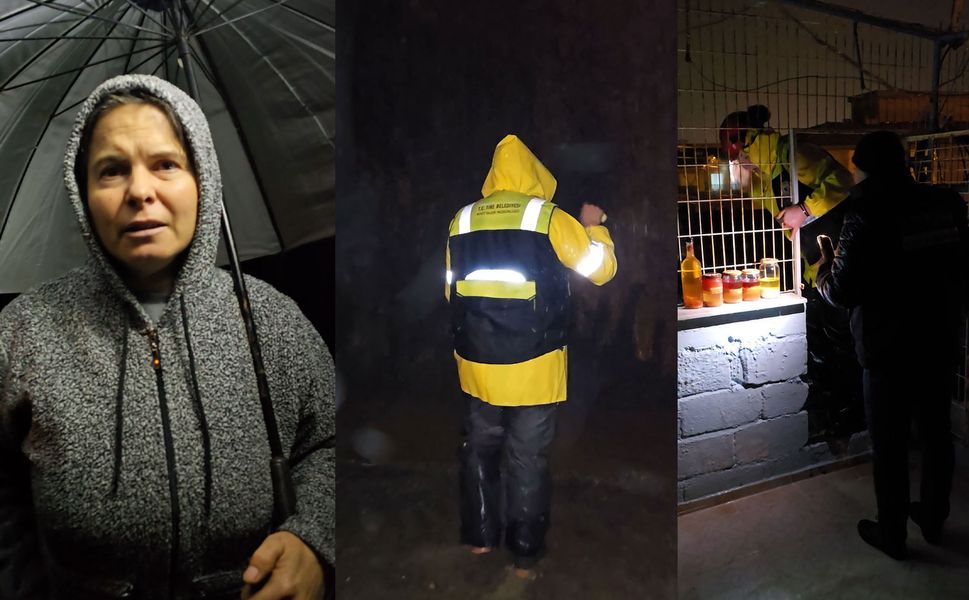 Tire’de sağanak yağış tehlike yarattı: Bir ev tahliye edildi